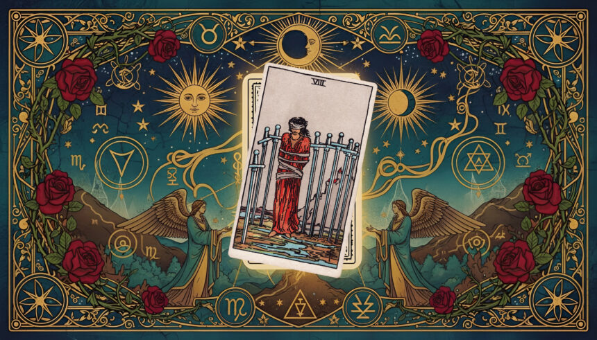 AstroLove | Eight of Swords Tarot Meaning: Upright and Reversed