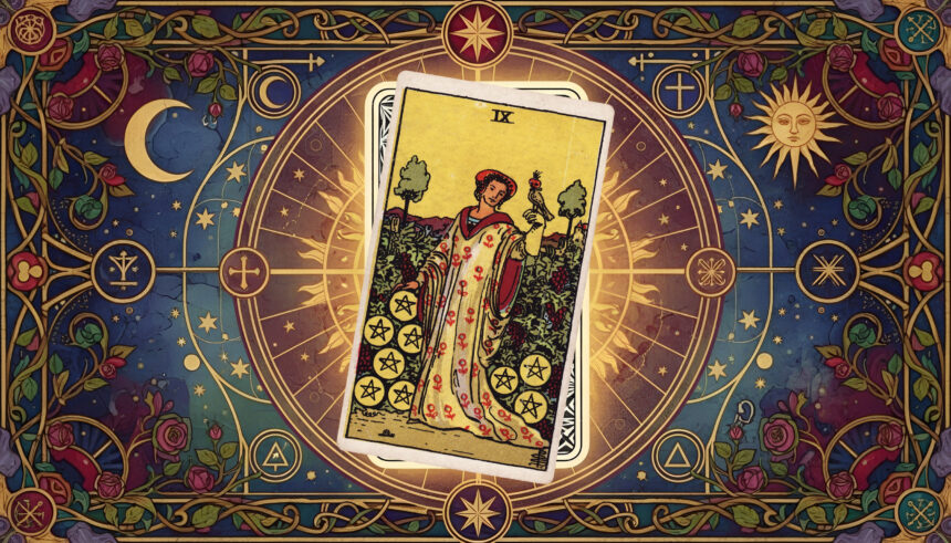 AstroLove | Nine of Pentacles Tarot Meaning: Upright and Reversed