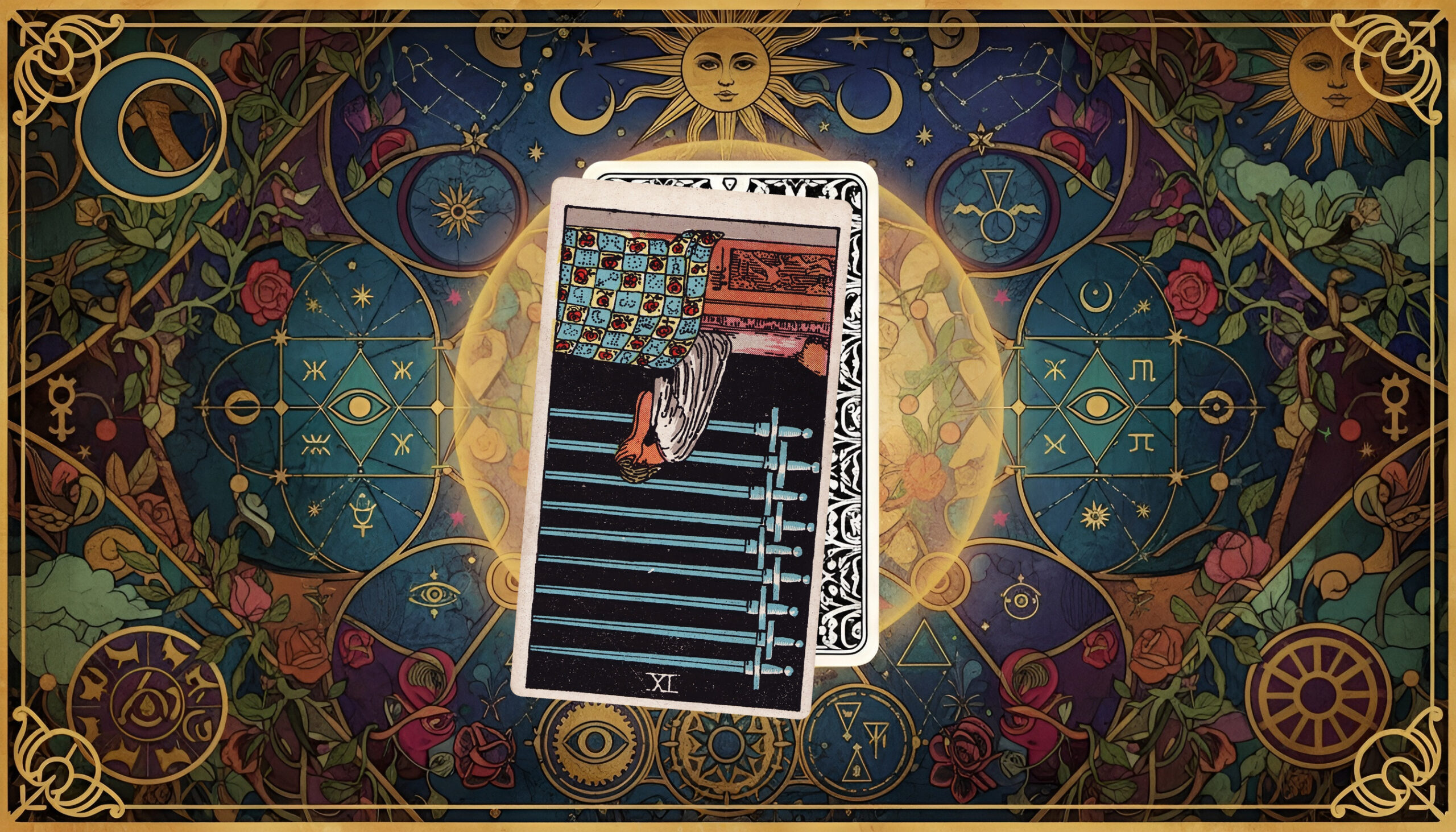 AstroLove | Nine of Swords Tarot Meaning: Upright and Reversed