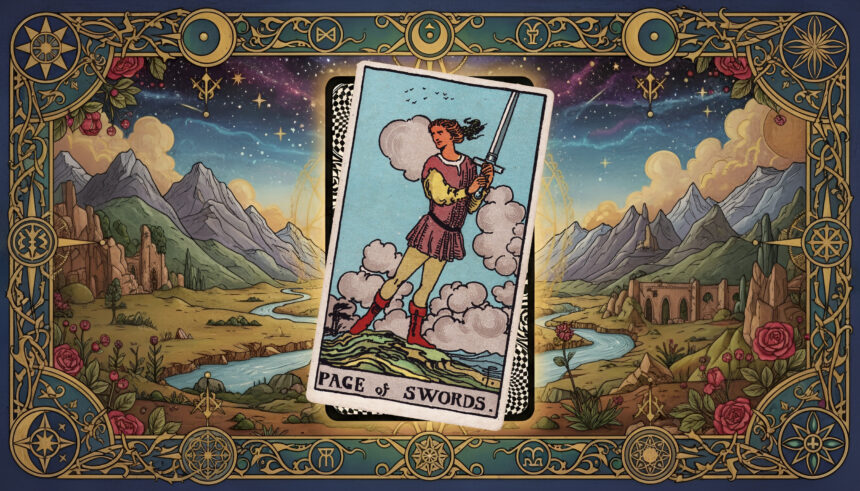 AstroLove | Page of Swords Tarot Meaning: Upright and Reversed