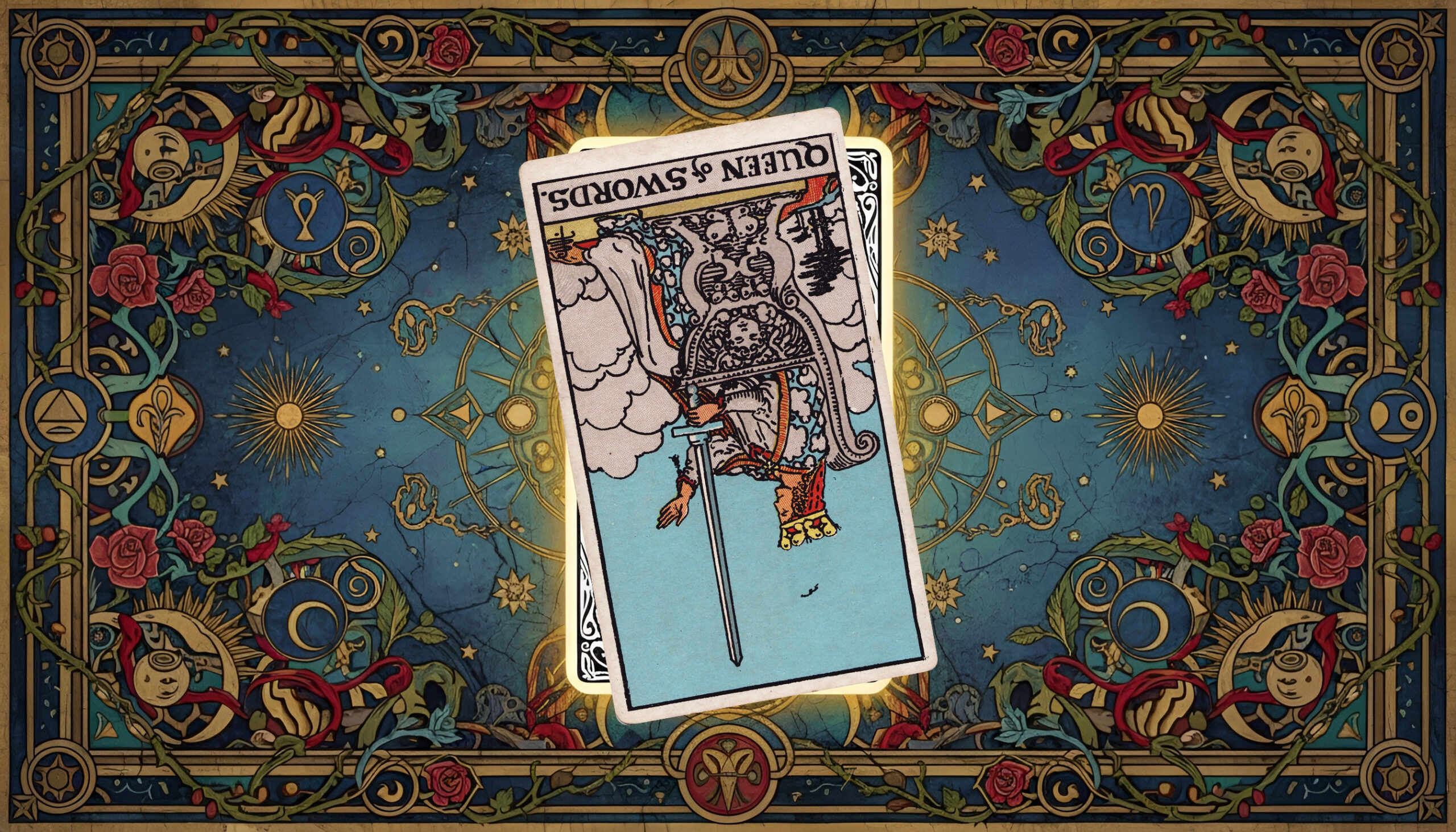 AstroLove | Queen of Swords Tarot Meaning: Upright and Reversed