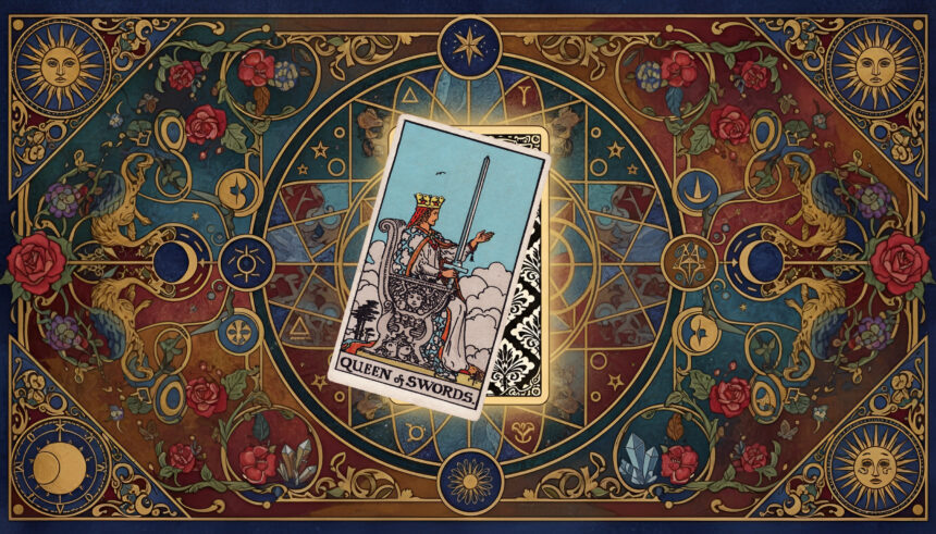 AstroLove | Queen of Swords Tarot Meaning: Upright and Reversed