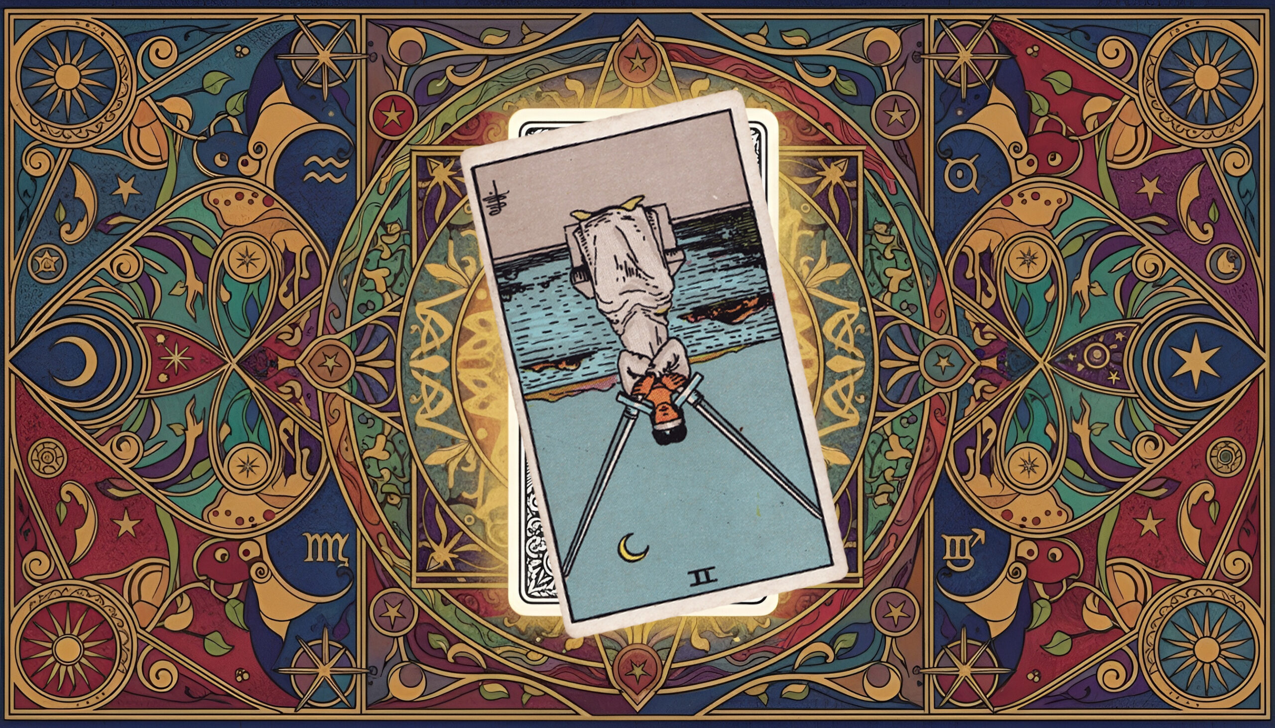 AstroLove | Two of Swords Tarot Meaning: Upright and Reversed