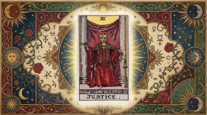 AstroLove | Justice Tarot Meaning: Upright and Reversed