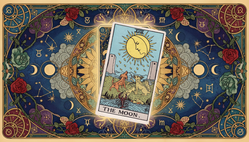 AstroLove | The Moon Tarot Meaning: Upright and Reversed