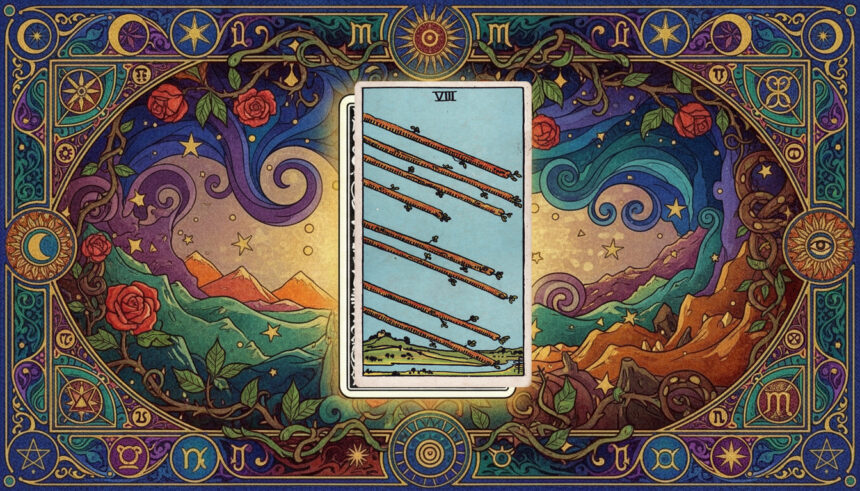 AstroLove | Eight of Wands Tarot Meaning: Upright and Reversed
