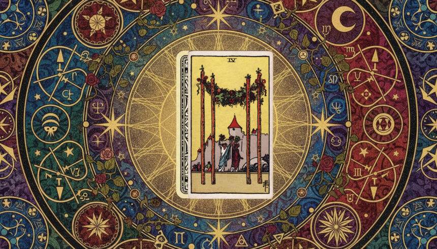 AstroLove | Four of Wands Tarot Meaning: Upright and Reversed