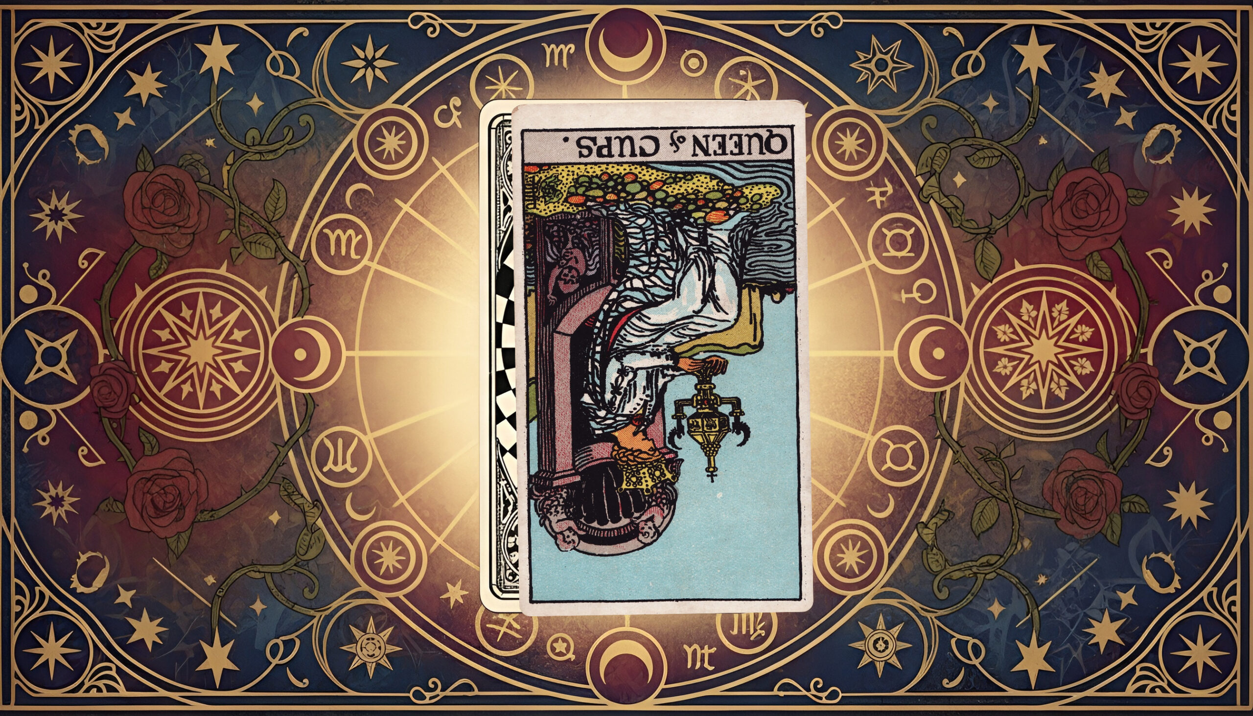 AstroLove | Queen of Cups Tarot Meaning: Upright and Reversed