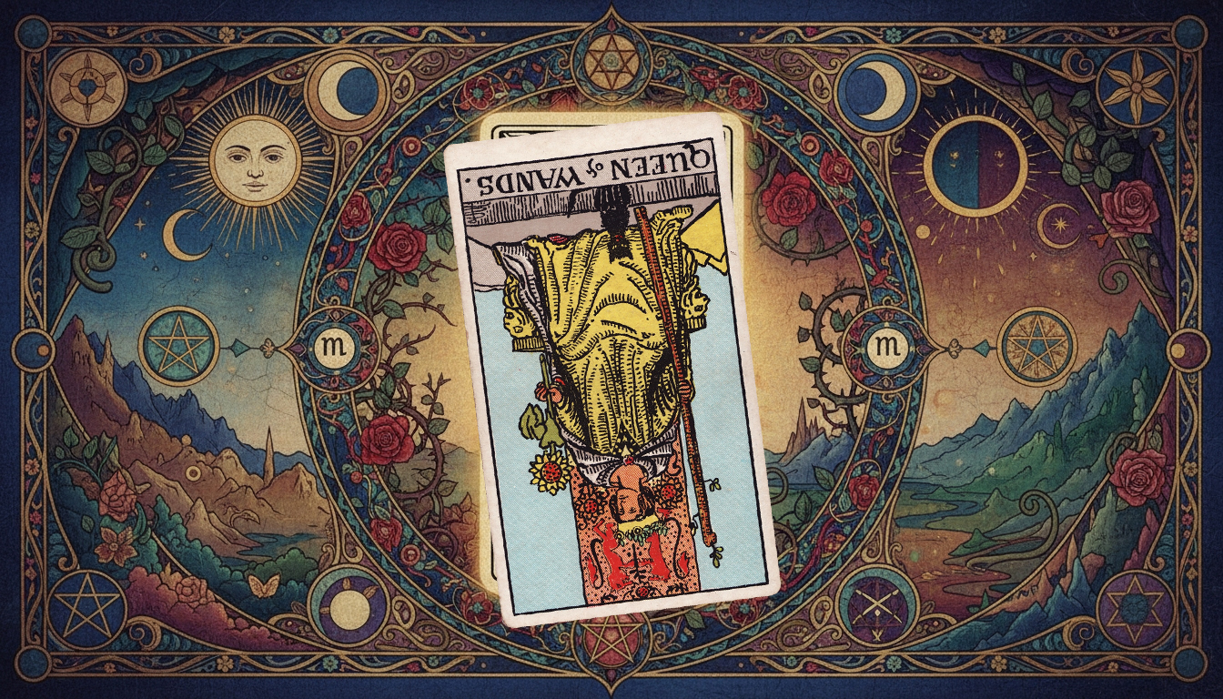 AstroLove | Queen of Wands Tarot Meaning: Upright and Reversed