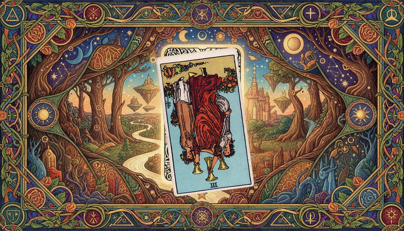 AstroLove | Three of Cups Tarot Meaning: Upright and Reversed